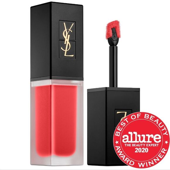 YSL Velvet Cream Liquid Lipstick in Coral Symbol - Picture 1 of 8